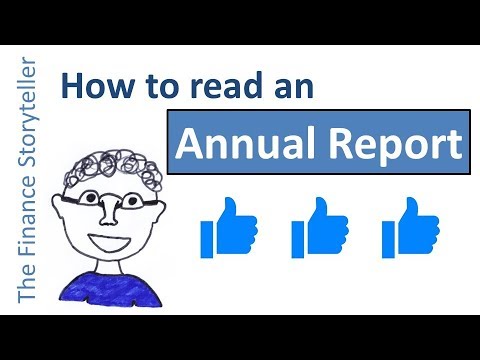 How to read an annual report