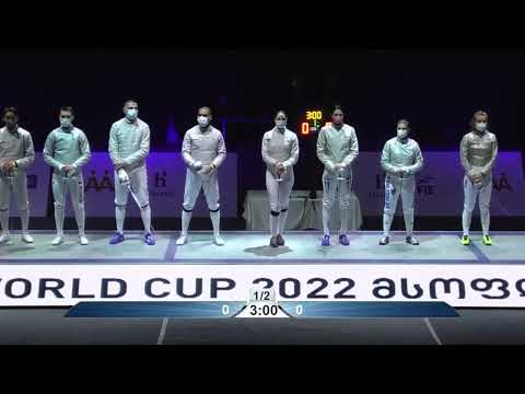 Tbilisi World Cup 2022 SWS - L4 - Gregorio ITA v Queroli FRA