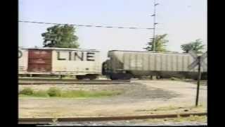 preview picture of video 'Conrail at Delta, Ohio compilation from the early 90's'