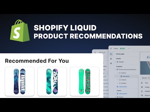 Shopify Liquid Tutorial - Product Recommendations Section