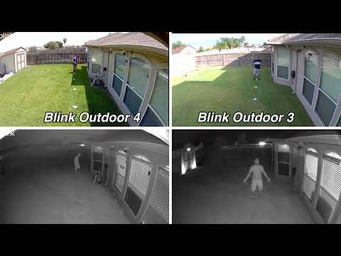 Blink Outdoor 4 vs Blink Outdoor 3rd Gen Video Quality Comparison