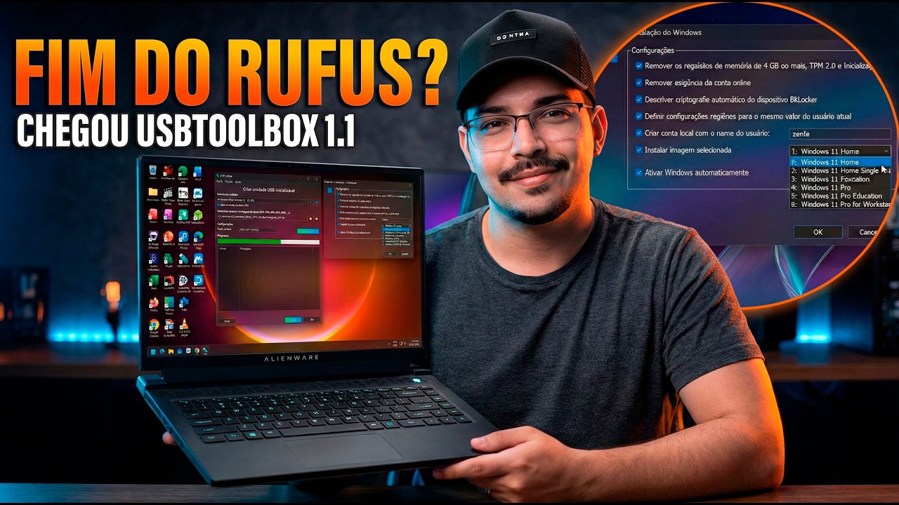FIM DO RUFUS! 💀 A Melhor Ferramenta de Boot que Já Testei (Pula TUDO!)