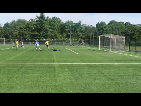 Doelpunt vv GOES JO14-1 vs FC Kerkrade West JO14-1