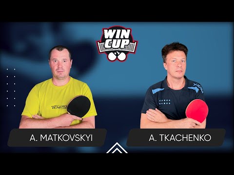 13:00 Andrii Matkovskyi - Artem Tkachenko West 3 WIN CUP 25.06.2024 | Table Tennis WINCUP