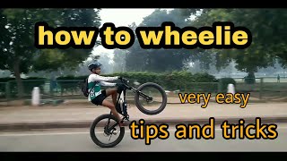 How to Wheelie  Detailed Video  Very Easy  Tips an