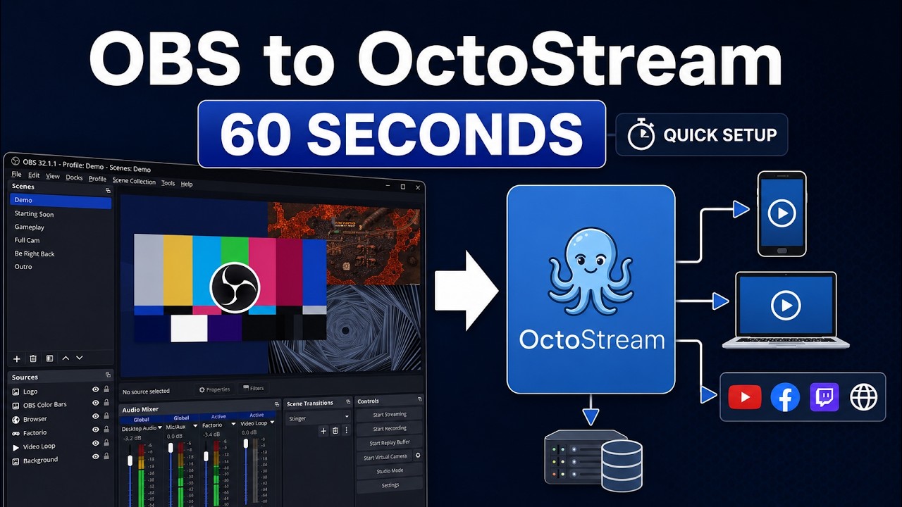 OctoStream video preview