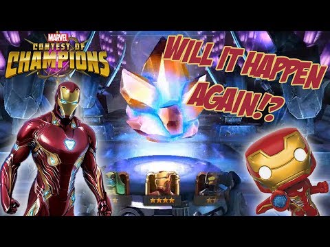 Nanite Crystal Opening (Iron Man Infinity War): Marvel Contest of Champions