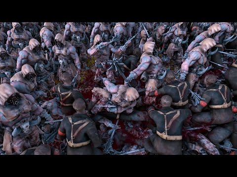 20000 NAZI ZOMBIES VS 20000 WILD MANS - Ultimate Epic Battle Simulator 2 UEBS2