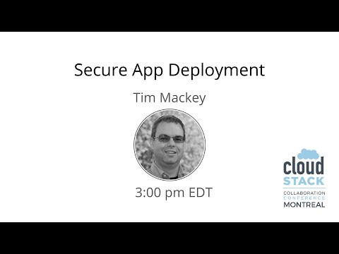 CCCMTL2016 - Secure App Deployment