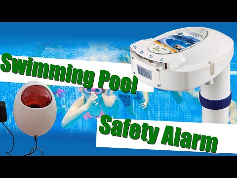 Test of IC ICLOVER Pool Alarm Outdoor Inground Immersion Swimming Pool Safety Alarm