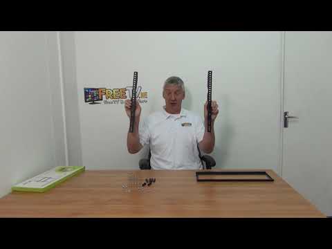 Slim Fixed TV Wall Bracket (26-55" TVs)