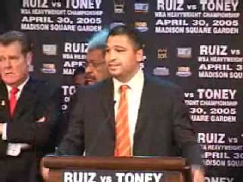 James Toney Press Conference Brawl w/ John Ruiz (Re-Upload)