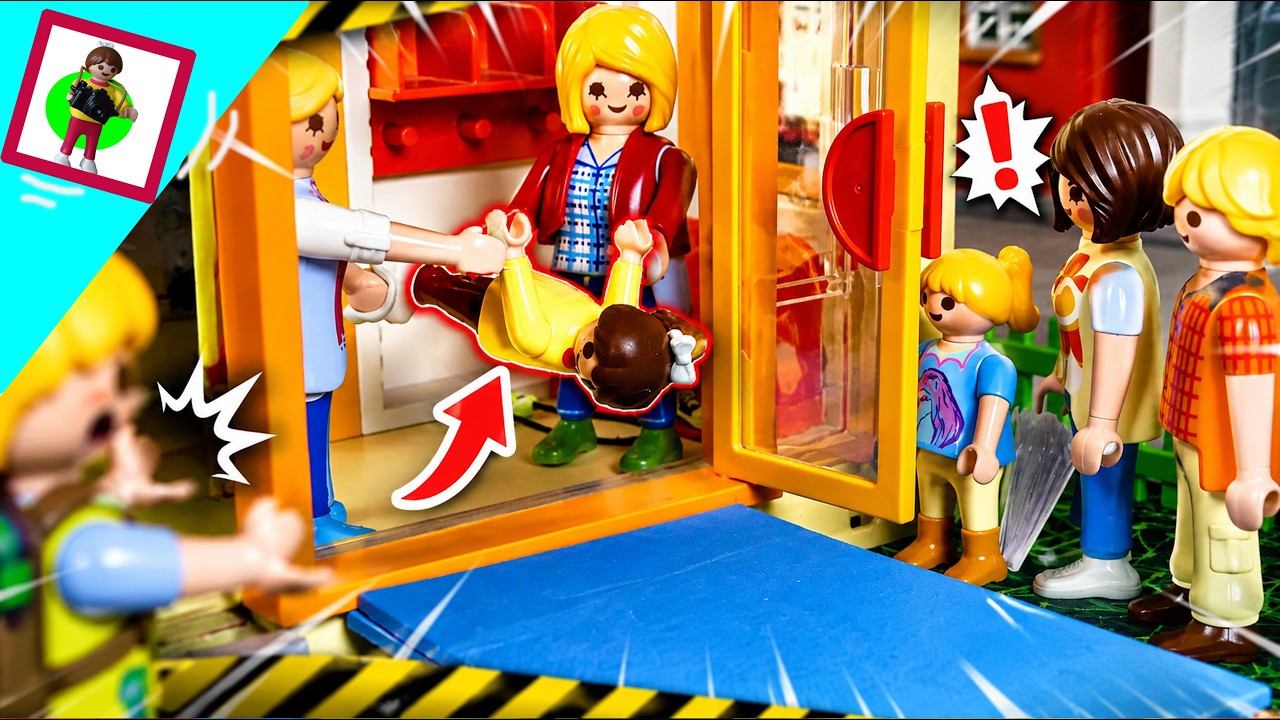 Playmobil Film "Greta kommt in die Schule und baut ein Mega Floss " Familie Jansen / Kinderfilm