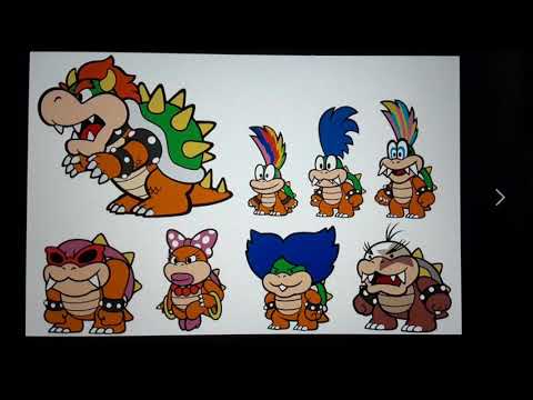 Paper Koopalings (classic version & new style version)