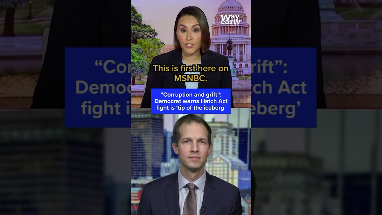 'Corruption and grift': Democrat warns Hatch Act fight is 'tip of the iceberg'