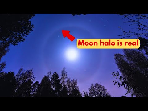 Moon halo, Lunar halo Natural phenomenon explained