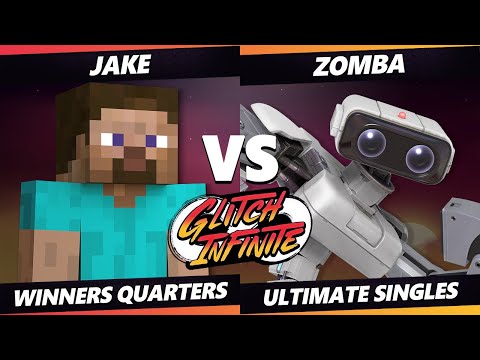 Glitch Infinite Winners Quarters - Jake (Steve) Vs. Zomba (ROB) - SSBU Ultimate Tournament