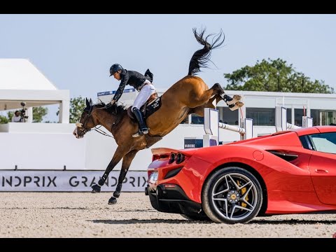 WINNING ROUND I EDWARD LEVY (FRA) & REBECA LS @ €200,000 HUBSIDE STORE GRAND PRIX CSI 5*