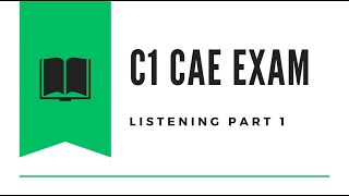 C1 Certificate Advanced English (CAE) Listening Test 3 - Part 1 with Answers 04.2025 #cae #caexams