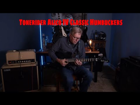 Tonerider Alnico 4 Classic Humbucker F-Spaced Bridge (52mm)/Black image 2