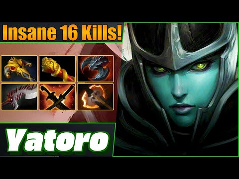 Yatoro Phantom Assassin Carry 💪 Phenomenal 16 Kills! Dota 2 DotaPulse Highlight Gameplay