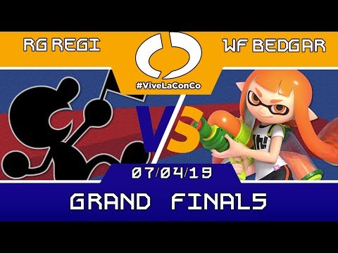 ConComics Abril 2019: RG | Regi [L] (G&W) vs WF | Bedgar (Inkling) Grand Finals