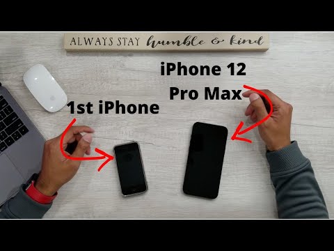Original iPhone vs iPhone 12 Pro Max - 14 Year Anniversary