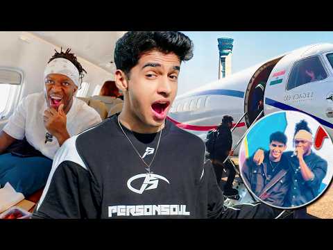 I FLEW IN KSI's PRIVATE JET TO DELHI !