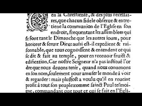 Psalm 8 from the Genevan Psalter in a setting by Claude Goudimel