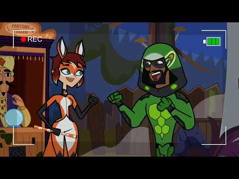 My Disventure Camp Double Greeting Ivy as Rena Rouge and Zaid as Carapace @OddNationCartoons 