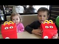 Дом игрушки Хеппи Мил МакДональдс Home toys Unboxing Happy Meal McDonalds ...