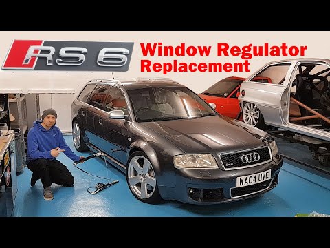 How To: Replacing AUDI C5 RS6 Window Regulator!