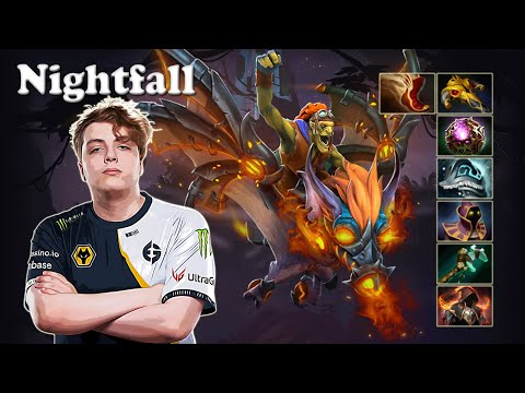 Nightfall - Batrider Offlane vs Yatoro Monkey King | Dota 2 7.31d Gameplay