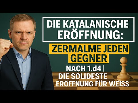 Die Katalanische Eröffnung: Zermalme jeden Gegner nach 1.d4 | Die solideste Eröffnung für Weiß