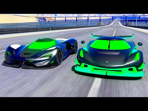 5 Million HP SRT Tomahawk Alien Engine vs Koenigsegg Jesko Alien Engine - Special Stage Route X