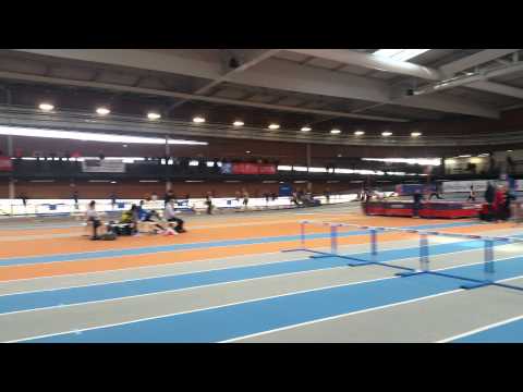 200m salle Lyon - VILAINE Jonathan - 21''61 - Championnats Centre-Est 2015 -