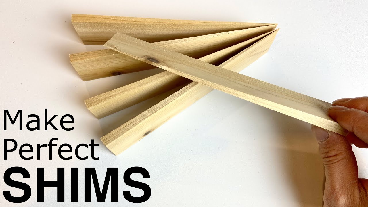 How to Make SHIMS quickly, easily, perfectly | DIY