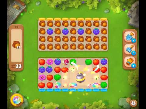 Gardenscapes Level 75 Completed