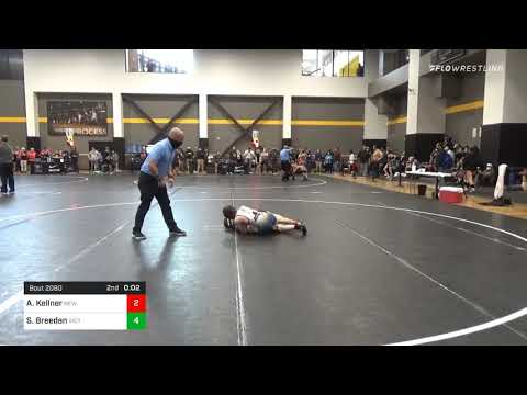 85 Lbs Semifinal - Aislin Kellner, New York Vs Sandy Breeden, Victory Wrestling