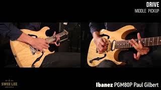 Video thumbnail for Ibanez PGM80P-NT Paul Gilbert Signature by Swee Lee