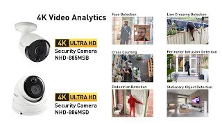 Swann Smart Video Analytics on 4K Security Cameras NHD-885MSB, NHD-886MSD for the NVR-8580