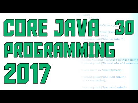 Java Programming 2017 Variable Length Arguments 30