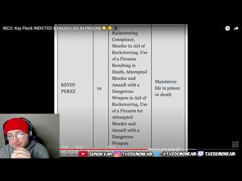 Demon Kam Reacts to RICO: Kay Flock INDICTED & FACES LIFE IN PRISON!😳😔🙏🏿