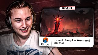 "Le seul champion SUPPRIMÉ par Riot" par Ridou le Chat - Pandore Reacts