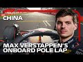 Max Verstappen’s Pole Lap | 2024 Chinese Grand Prix | Pirelli