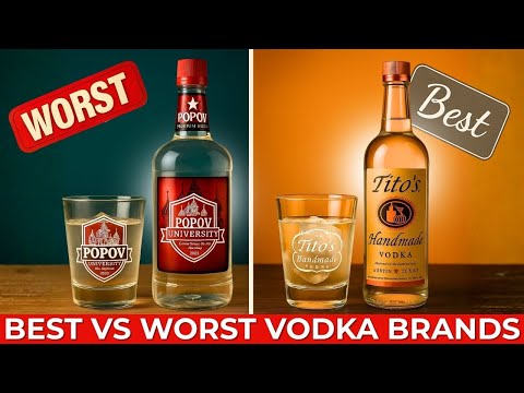 15 Famous Vodka Brands Ranked Worst to Best!