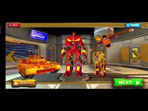 Robot Gameplay video 2021  Tank Robot Car Games  Robot Transformation video game