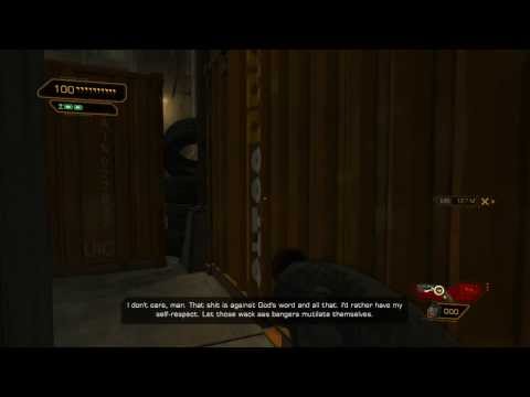 Deus Ex: Human Revolution DC - Cloak & Daggers: Infiltrate DRB Turf & Locate Weapon Cache, Stealth