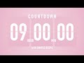 9 Hour Countdown Timer Flip Clock With Simple Beeps
