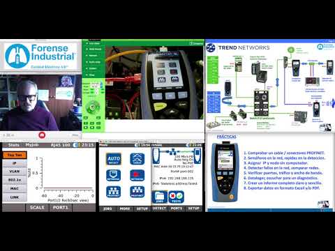 Trend Netwoks preparación Webinar 2021. NAVITEK IE configurar Profinet sin usar un ordenador.